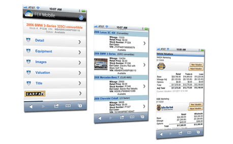 Used Car Software Mobile